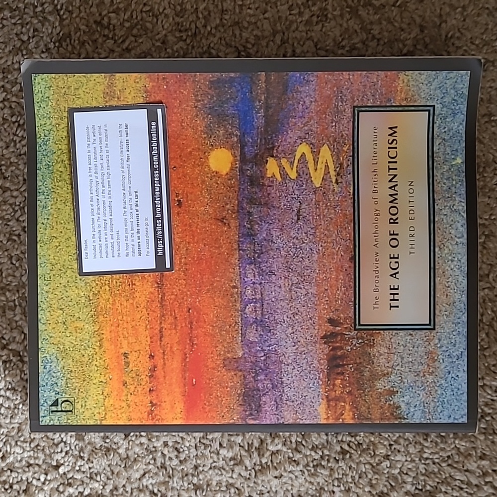 The Broadview Anthology of British Literature Volume 4: The Age of Roman…